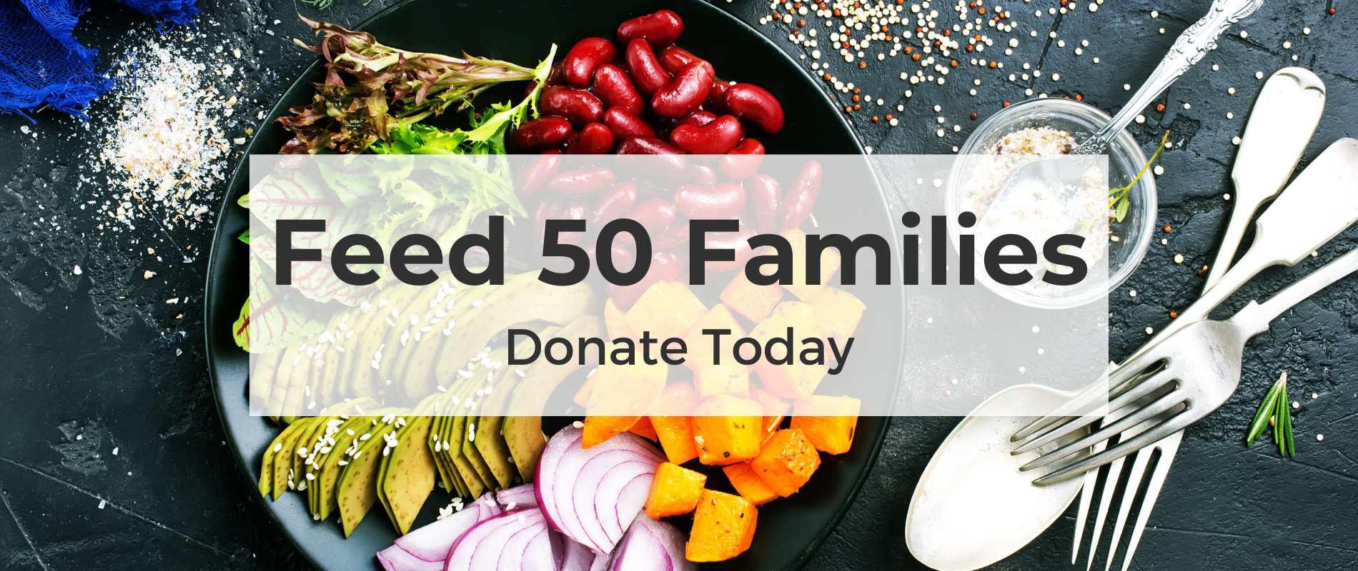 Feed 50 Families banner